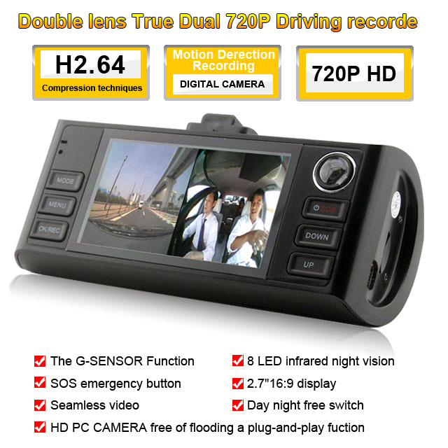 Camera HT Dual Cam F50(hot new) (HD720H G Sensor) tích hợp 2 Camera - Công Ty TNHH Nguyễn Danh Sài Gòn